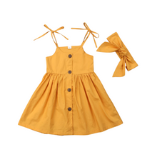 Load image into Gallery viewer, Jasmine Sun Dress with Headband
