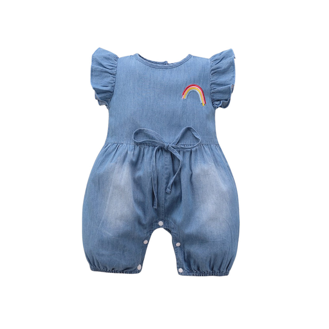 Jamie Rainbow Demin Jumpsuit