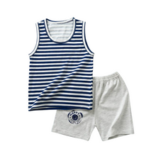 Load image into Gallery viewer, Luca Striped Chill Set
