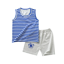 Load image into Gallery viewer, Luca Striped Chill Set
