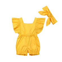 Load image into Gallery viewer, Bella Summer Romper and Headband
